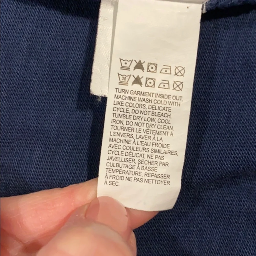 Lucky Brand Navy Casual Blazer EUC